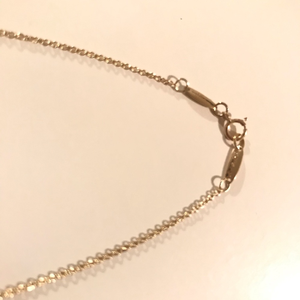 TIFFANY & CO. Elsa Peretti 16mm Open Heart Pendant Necklace 16” - Picture 6 of 8